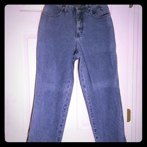 VINTAGE Harley Davidson jeans for a petite woman.